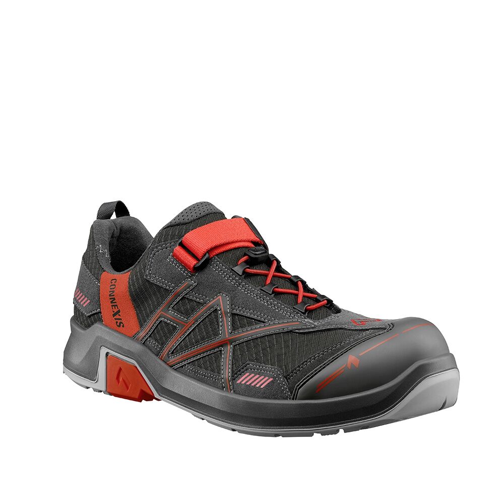 HAIX Sicherheitsschuhe CONNEXIS S1 Gr. 39 UK 6 grey/red Safety Low