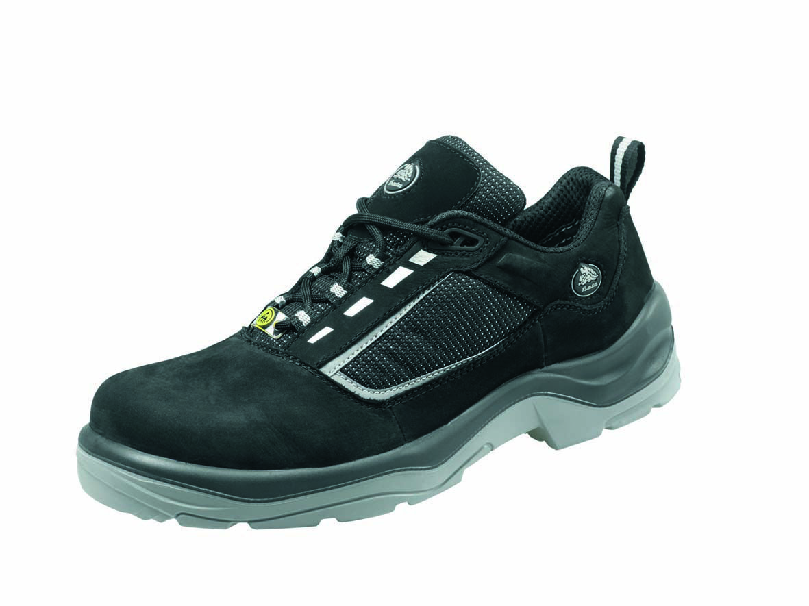 BATA Sicherheitsschuhe S2 SAXA ESD Gr. 44 XW Nubukleder schwarz/grau