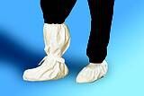 TYVEK Überschuh-Stiefel hoch weiss mit ruschfeste Sohle