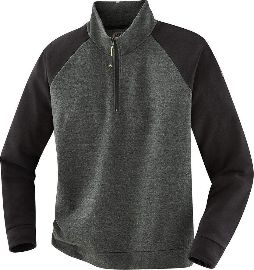 TERRAX Sweattroyer dunkelgrün/schwarz Größe M