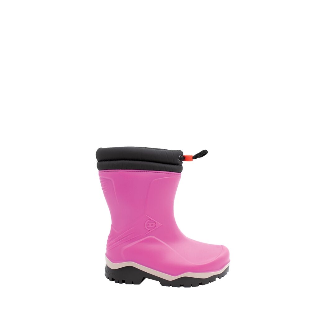 DUNLOP Kinder-Stiefel Kids Blizzard PVC Gr. 24 gefüttert pink/schwarz K374061