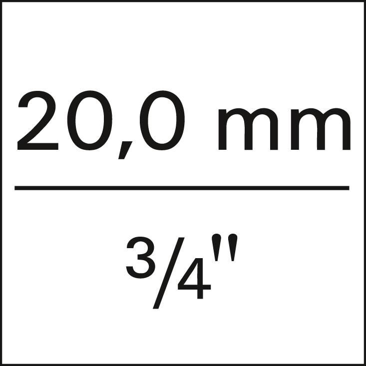 GEDORE Vergrößerungsstück 3/4" auf 1" 6278280 No. 3221