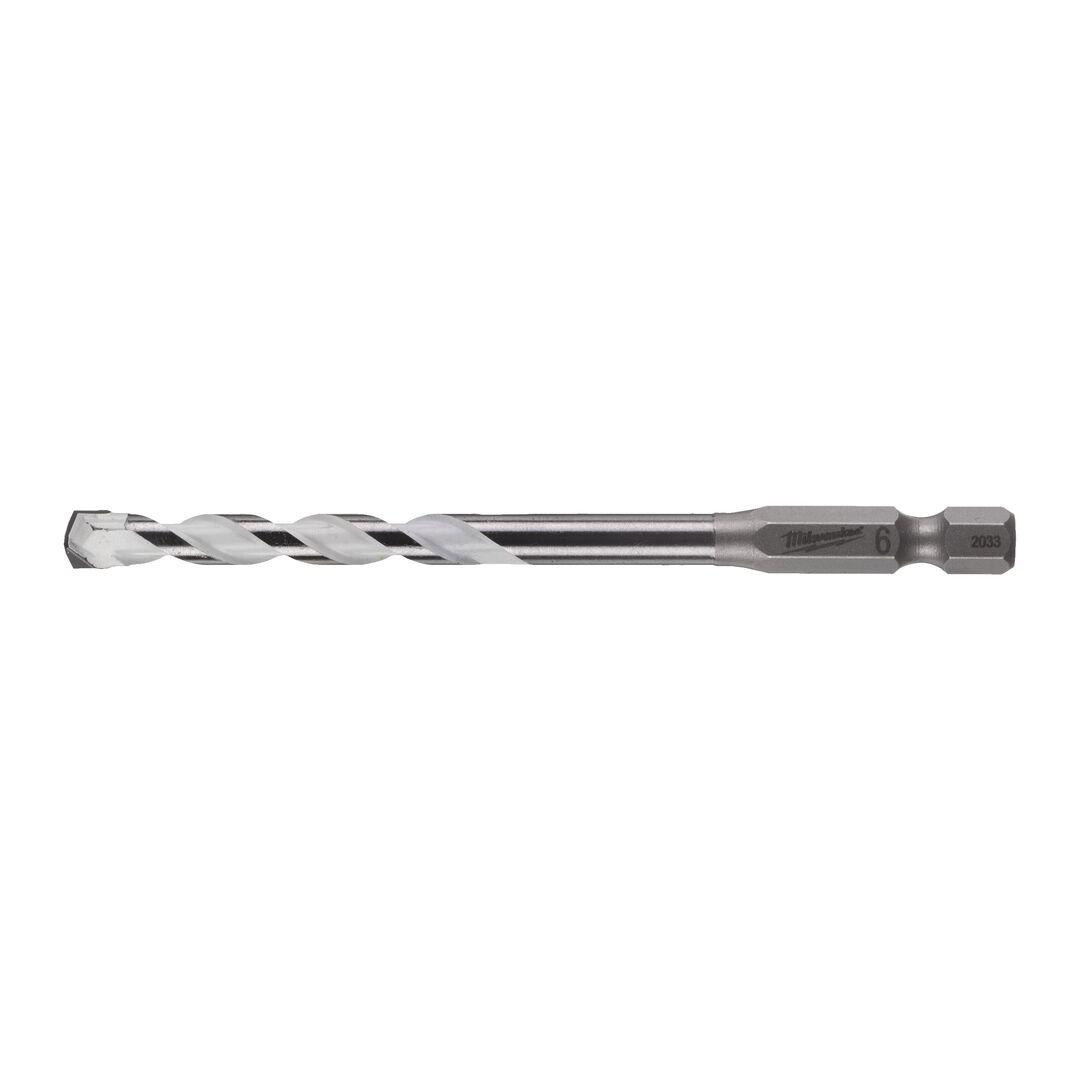 MILWAUKEE Bohrer Multimaterial 1/4" hex 6x100mm SHOCKWAVE