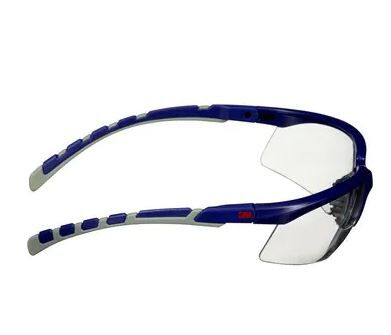 3M Schutzbrille Solus integrierter Lesebereich +2,0 blau/graue Bügel Steckbügel S2020AF-BLU