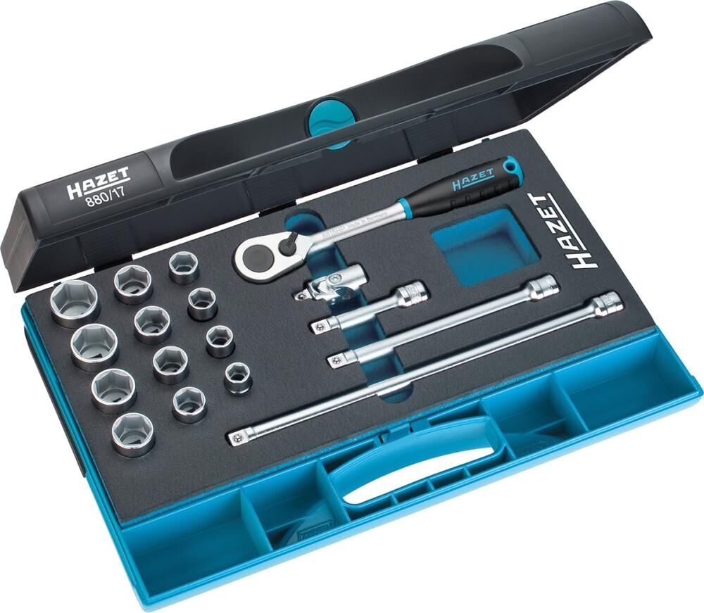 HAZET Steckschlüssel Set 3/8" 17-teilig 880/17