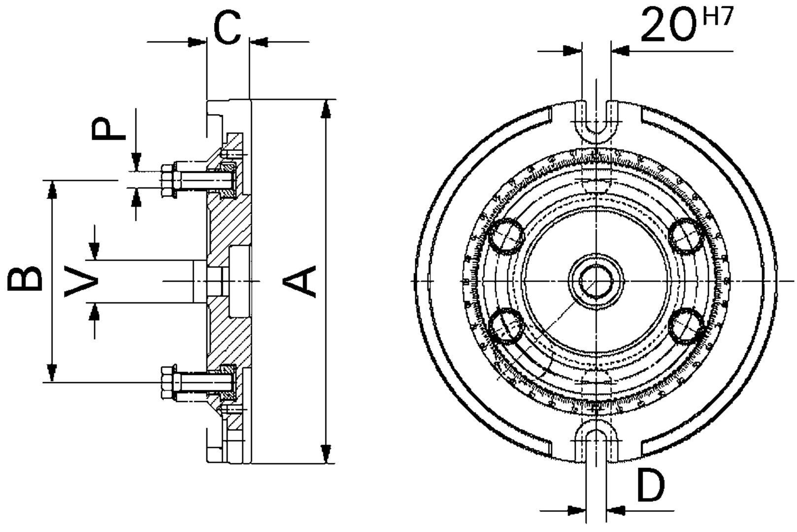 FORMAT Drehplatte Gr. 3 160mm