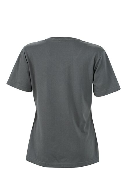 JAMES & NICHOLSON T-Shirt Damen V-Neck dark-grey Gr. M