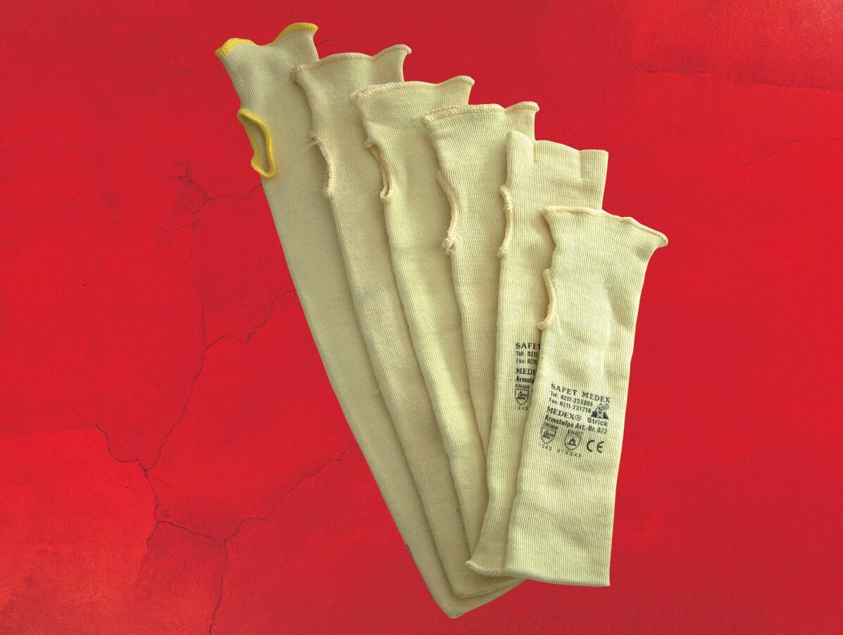MEDEX Strick-Armstulpe 35cm mit Daumenloch