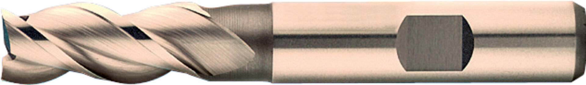 FORMAT Schaftfräser Alu DIN844 B K HSSE 25,00mm