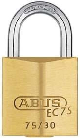ABUS Vorhangschloß Messing Wendeschlüsselmechanik EC 75 75/40