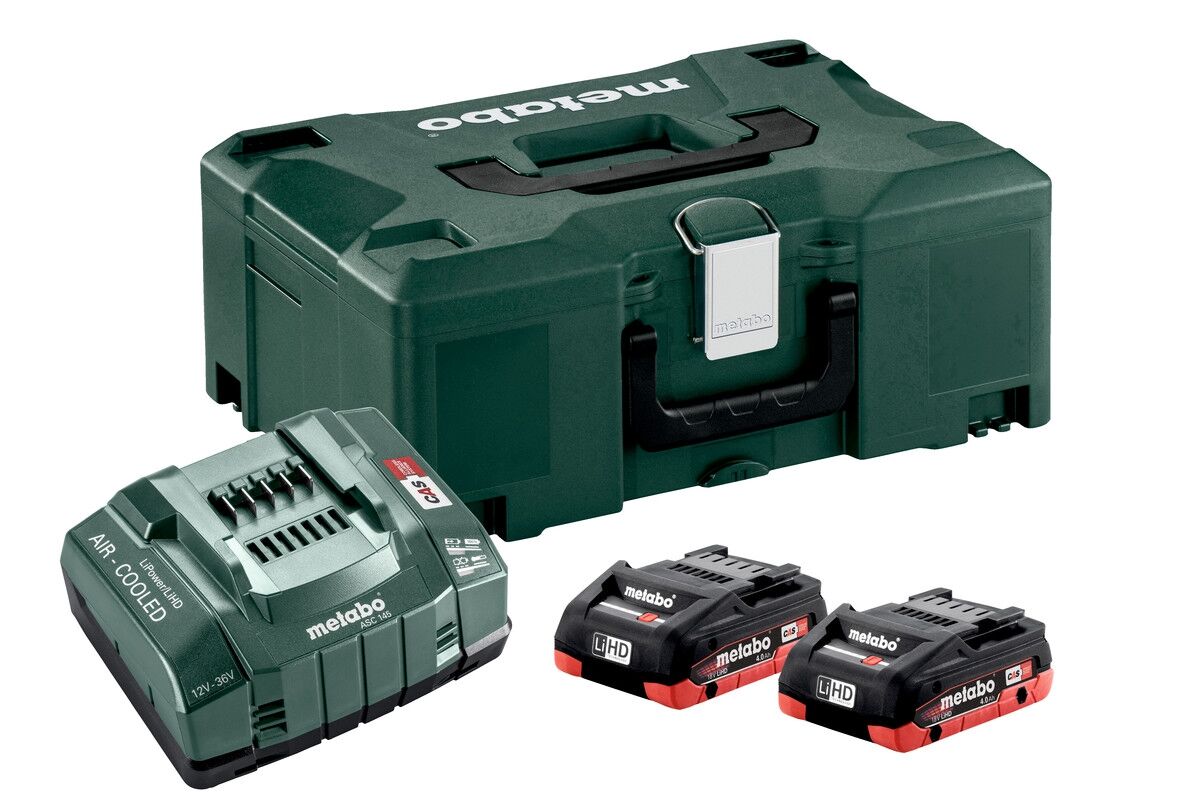METABO Akku Basis Set LiHD 2x18V 4Ah