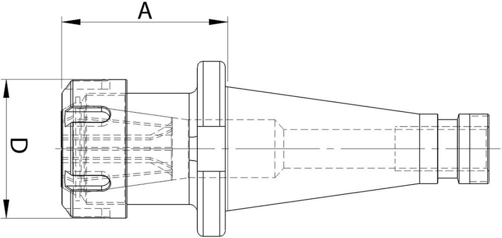 FORTIS Spannzangenfutter SK 40-ER 32 DIN2080