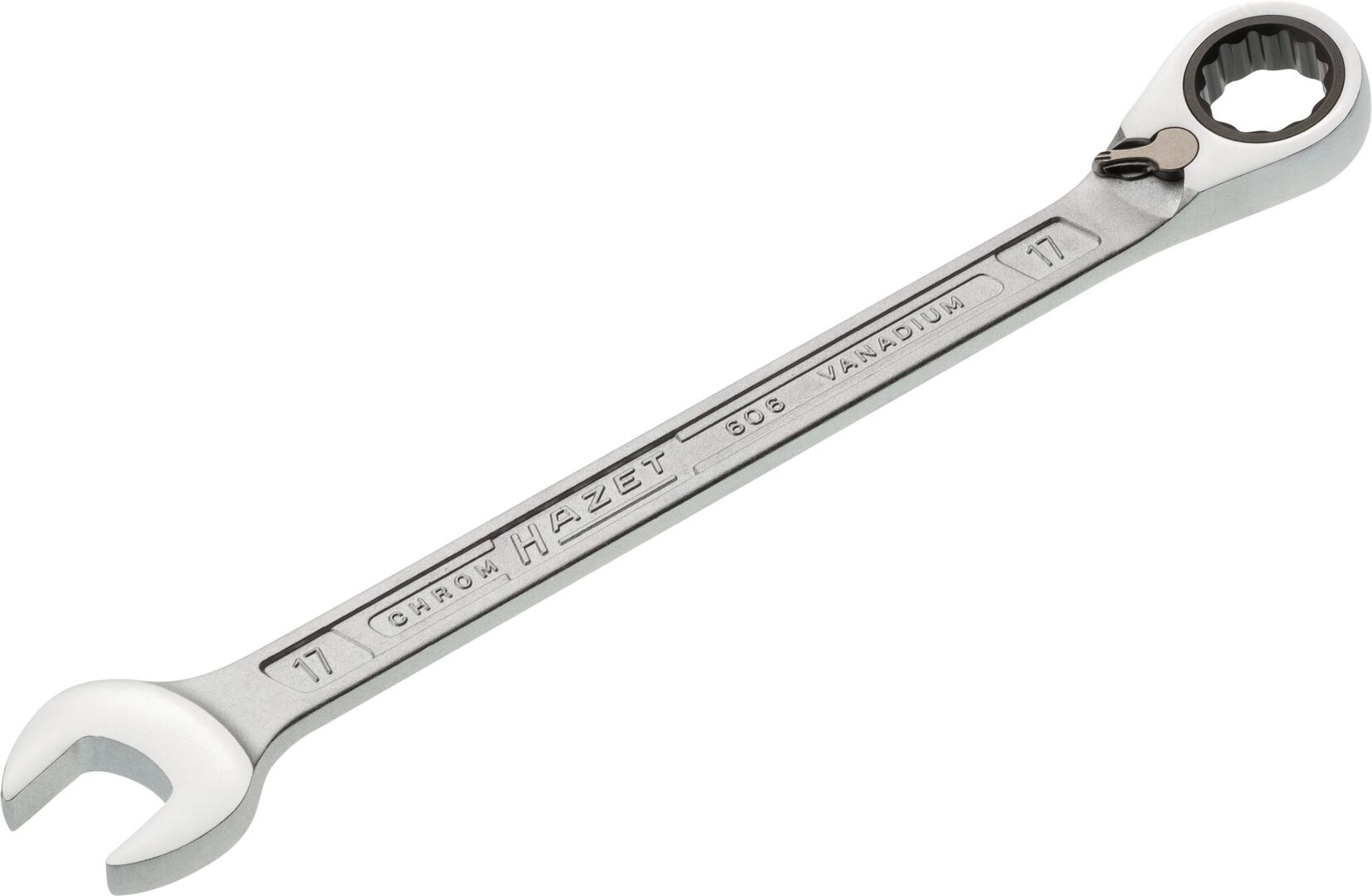 HAZET Knarren-Ring-Maulschlüssel 606 17mm