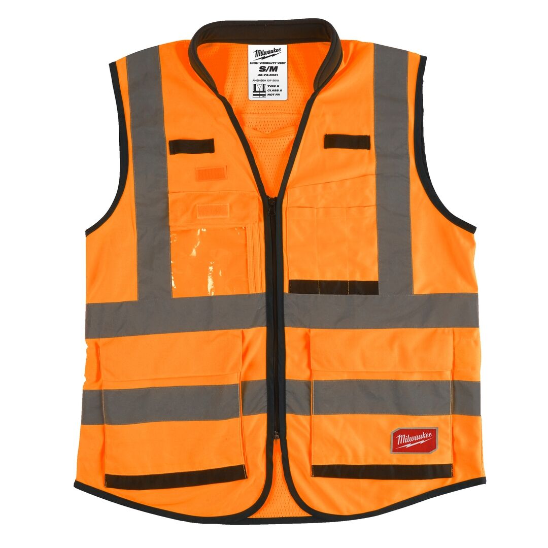 MILWAUKEE Premium Warnschutzweste orange Gr. S/M