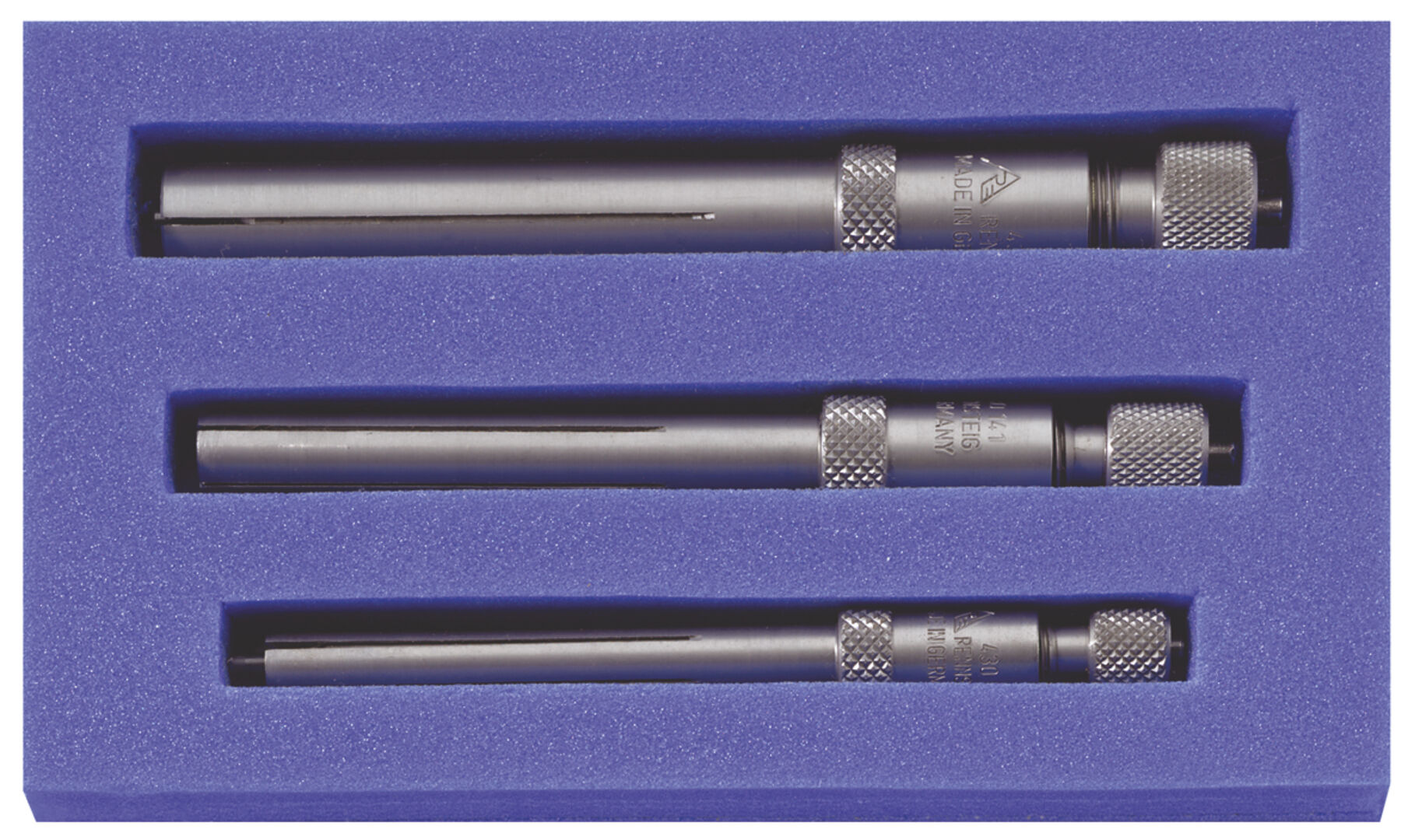 RENNSTEIG Zentrierkörner verstellbar 3tlg. Set