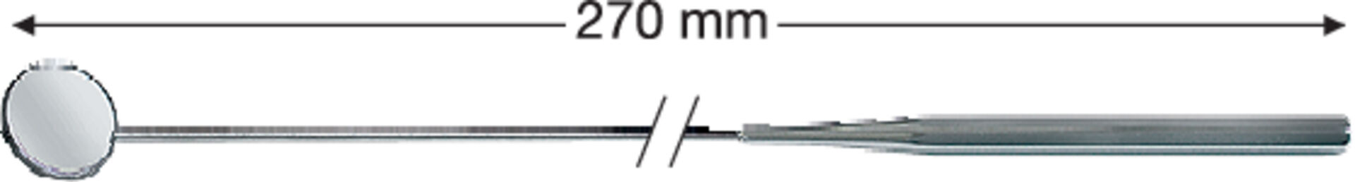 HESSE Suchspiegel rund D24mm 270mm