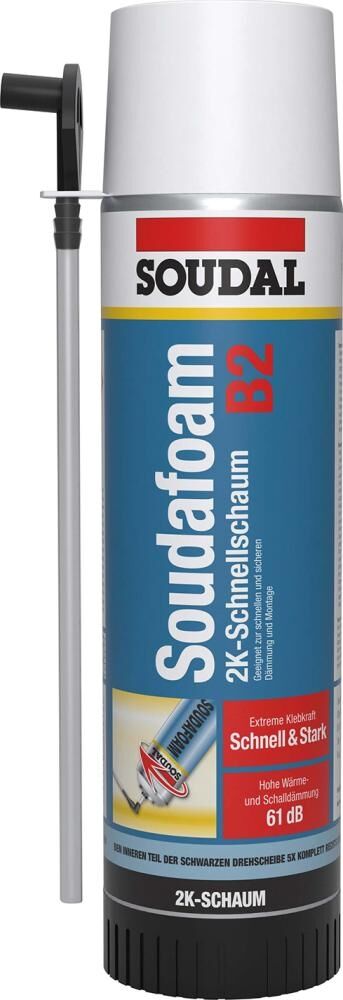SOUDAL Soudafaom 2K B2 Montageschaum 400ml MDI