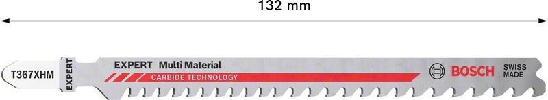 BOSCH Stichsägeblatt T 367 XHM EXPERT Multi Material VE 3