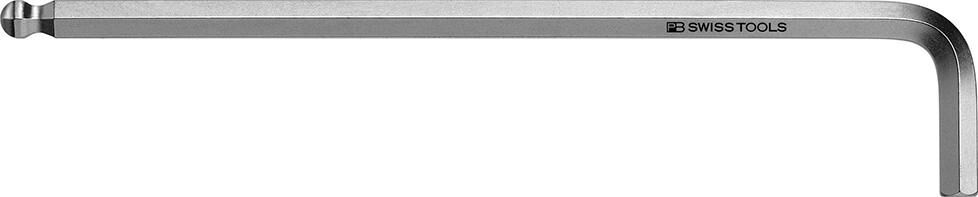 PB SWISS TOOLS TOOLS Winkelschraubendreher DIN 911L verchromt 1/4" Kugelkopf
