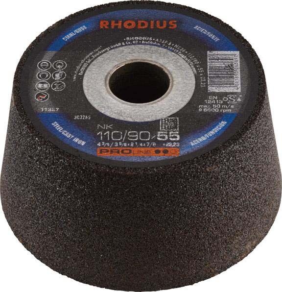 RHODIUS Schleiftopf NK 36 110/90x55mm