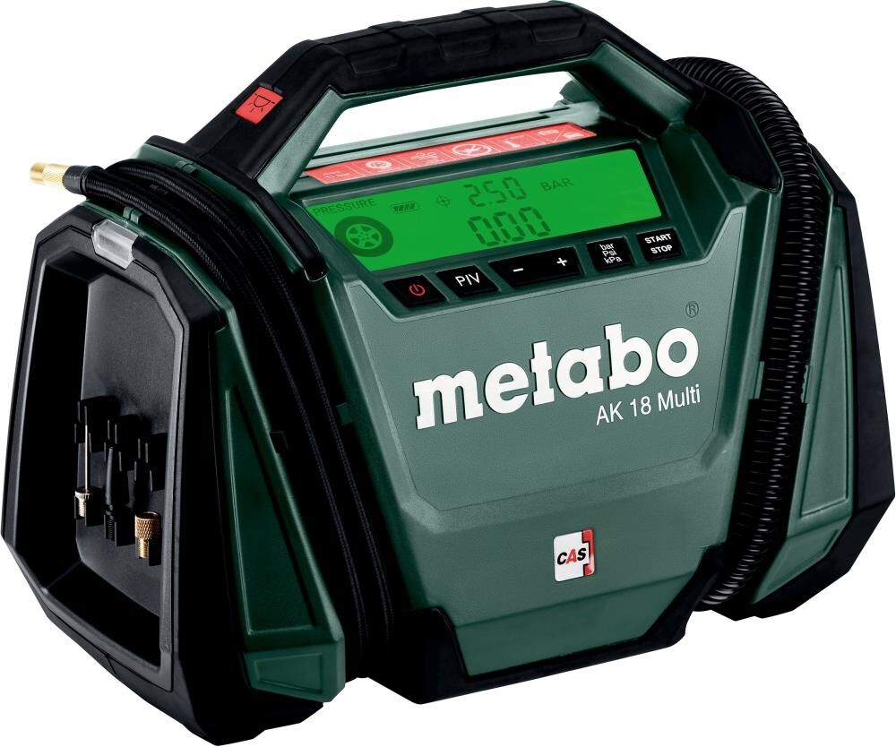 METABO Akku-Druckluftkompressor AK 18 Multi ohne Akku & Ladegerät im Karton