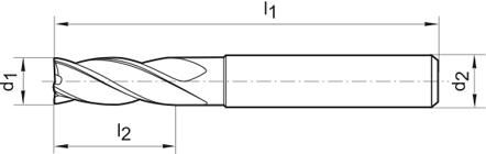 FORMAT Schaftfräser 18,0mm DIN6527L VHM HB Z 4 TiAlN