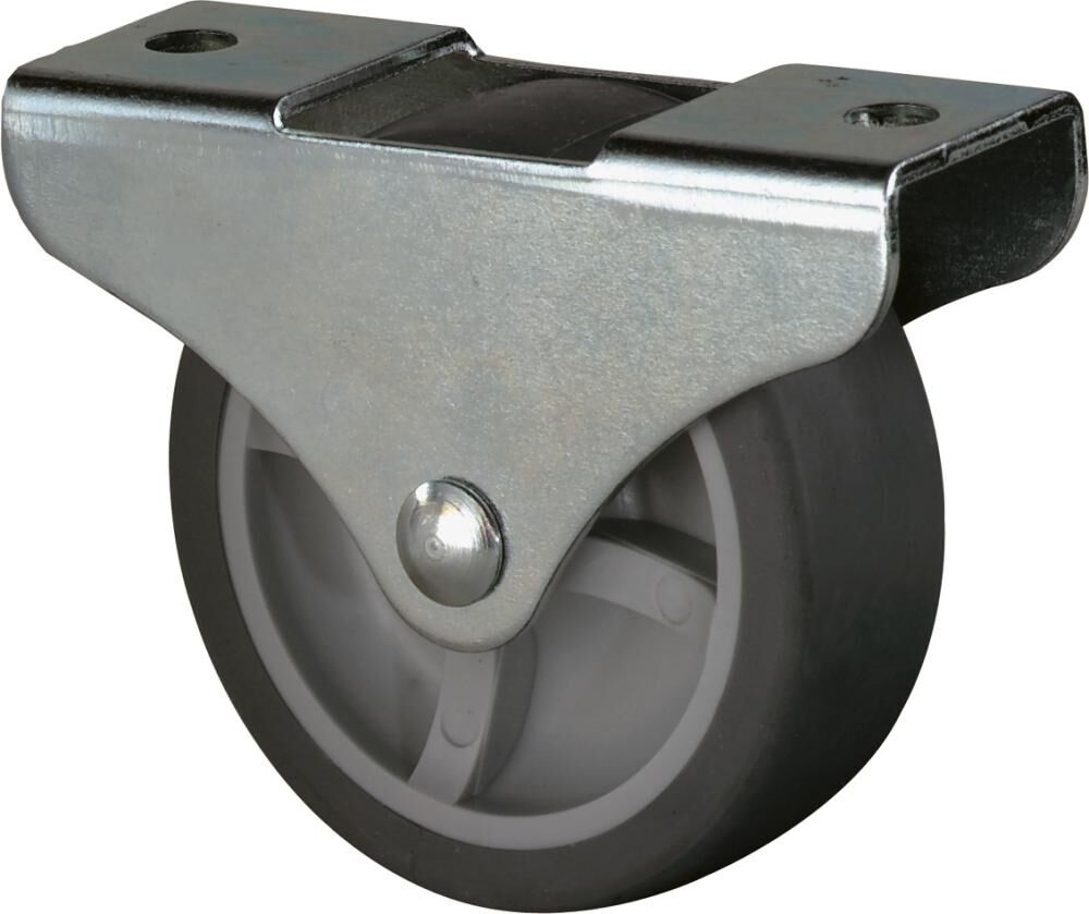 BS ROLLEN Kastenrolle 25mm E51.025 GLGummirad