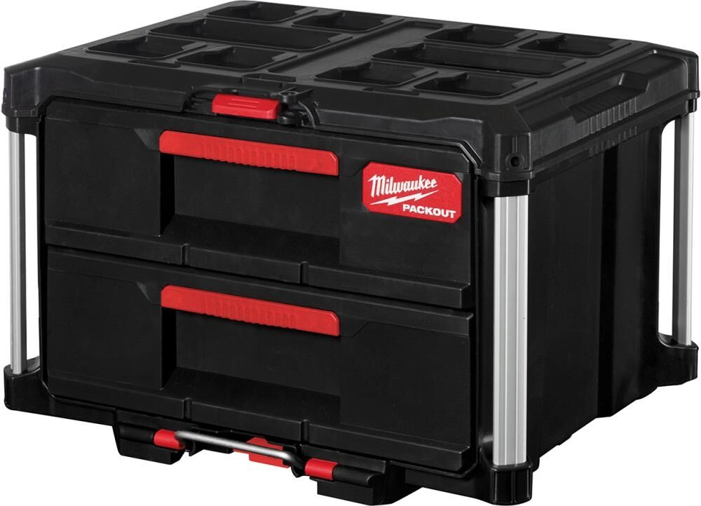 MILWAUKEE PACKOUT Koffer mit 2 Schubladen