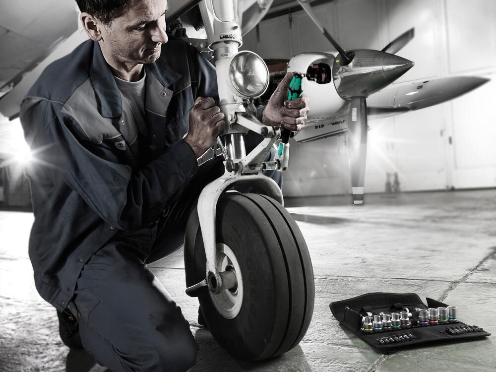 WERA Speed-Knarrensatz 1/4" metrisch 8100 SA All-in Zyklop
