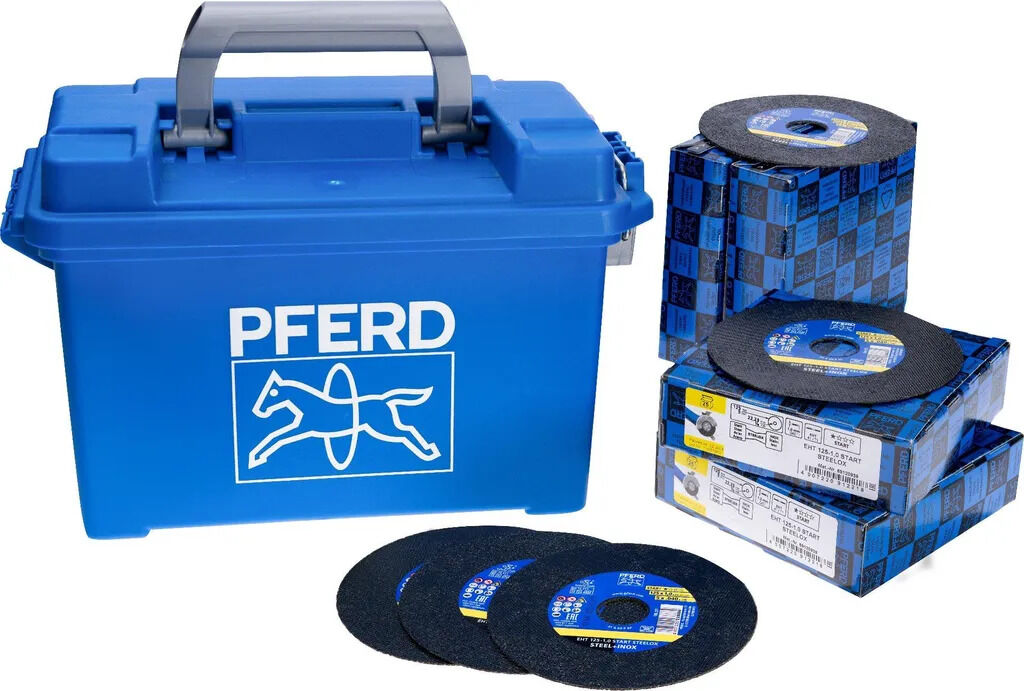 PFERD TOOLS Trennscheibe 125x1,0x22,23mm EHT START STEELOX im Koffer 100 Stück