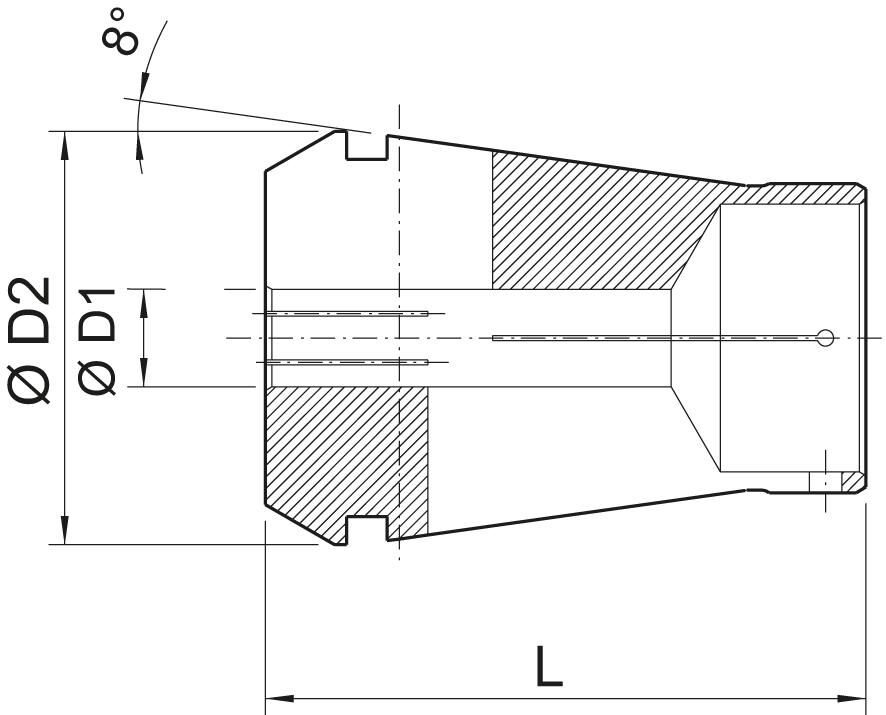 HAIMER Spannzange ER16 4mm Power Collet