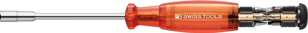 PB SWISS TOOLS Magazin-Bithalter lang 8-teilig Schlitz PH TX