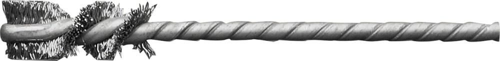 LESSMANN Mikro-Rohrbürste Edelstahl D 25x25/90mm Schaft 3,8mm