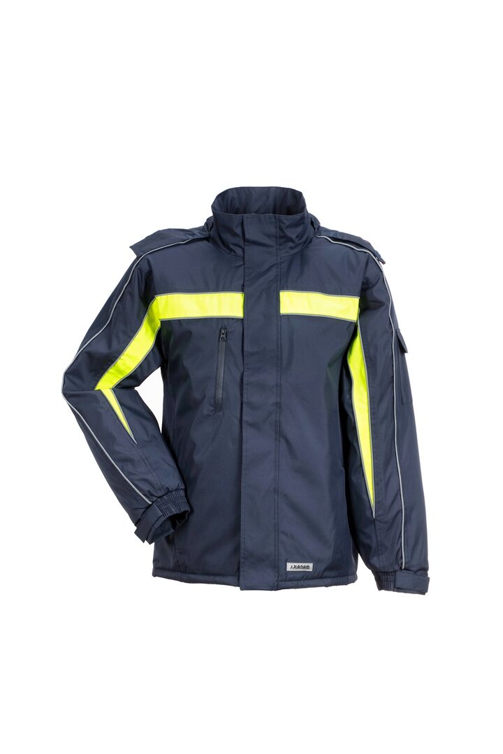 PLANAM Jacke Arbeitsjacke COSMIC Gr. XL atmungsaktiv wasserdicht marine/gelb