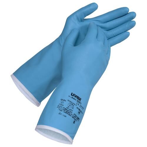 UVEX Schutzhandschuhe u-chem 3300 Gr. 7 Nitril blau 6097.1