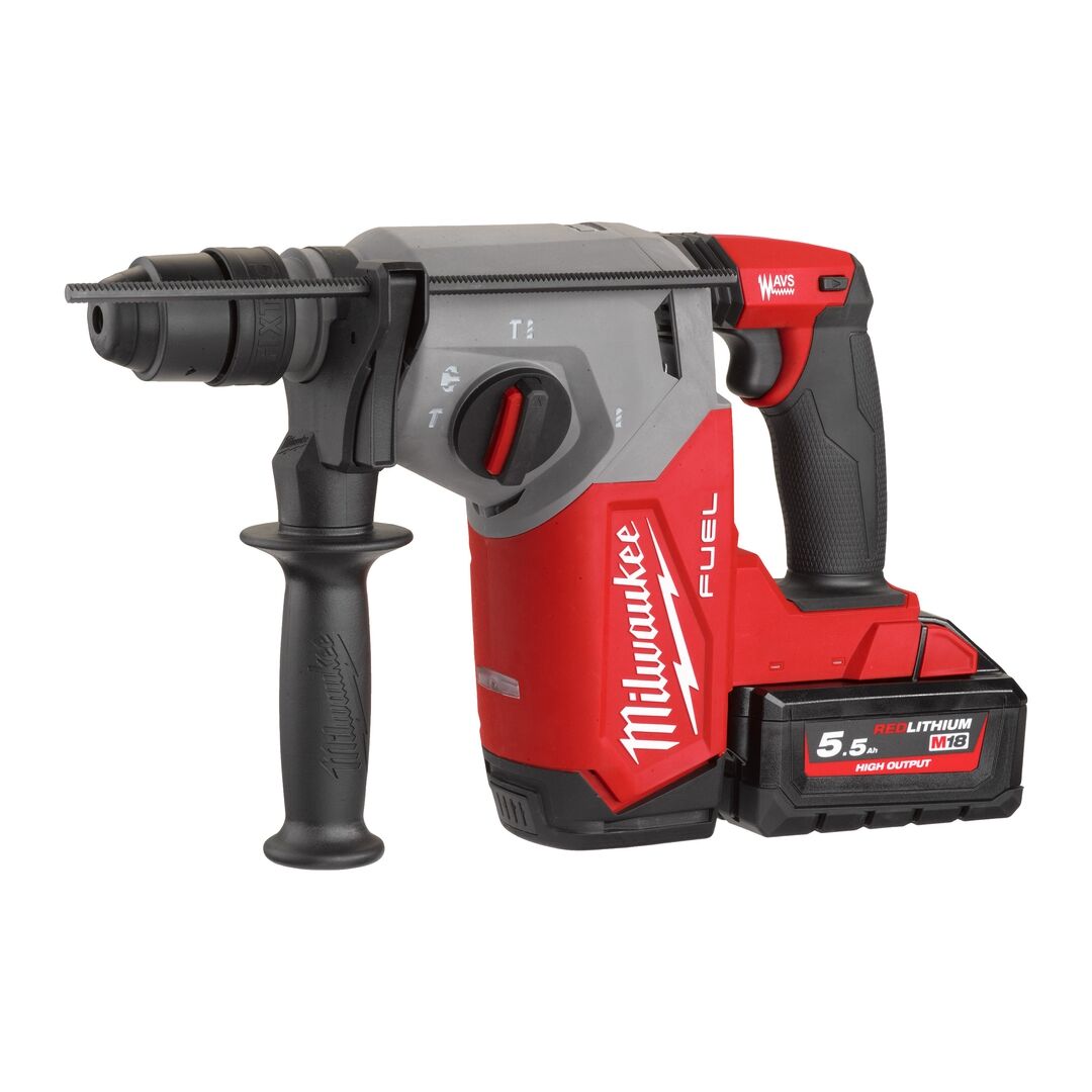 MILWAUKEE Akku-Kombihammer M18FHX-552X 2x18V 5,5Ah Ladegerät in HD Box