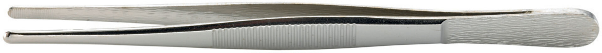 FORMAT Präzisions-Pinzette vernickelt 145mm runde Spitze