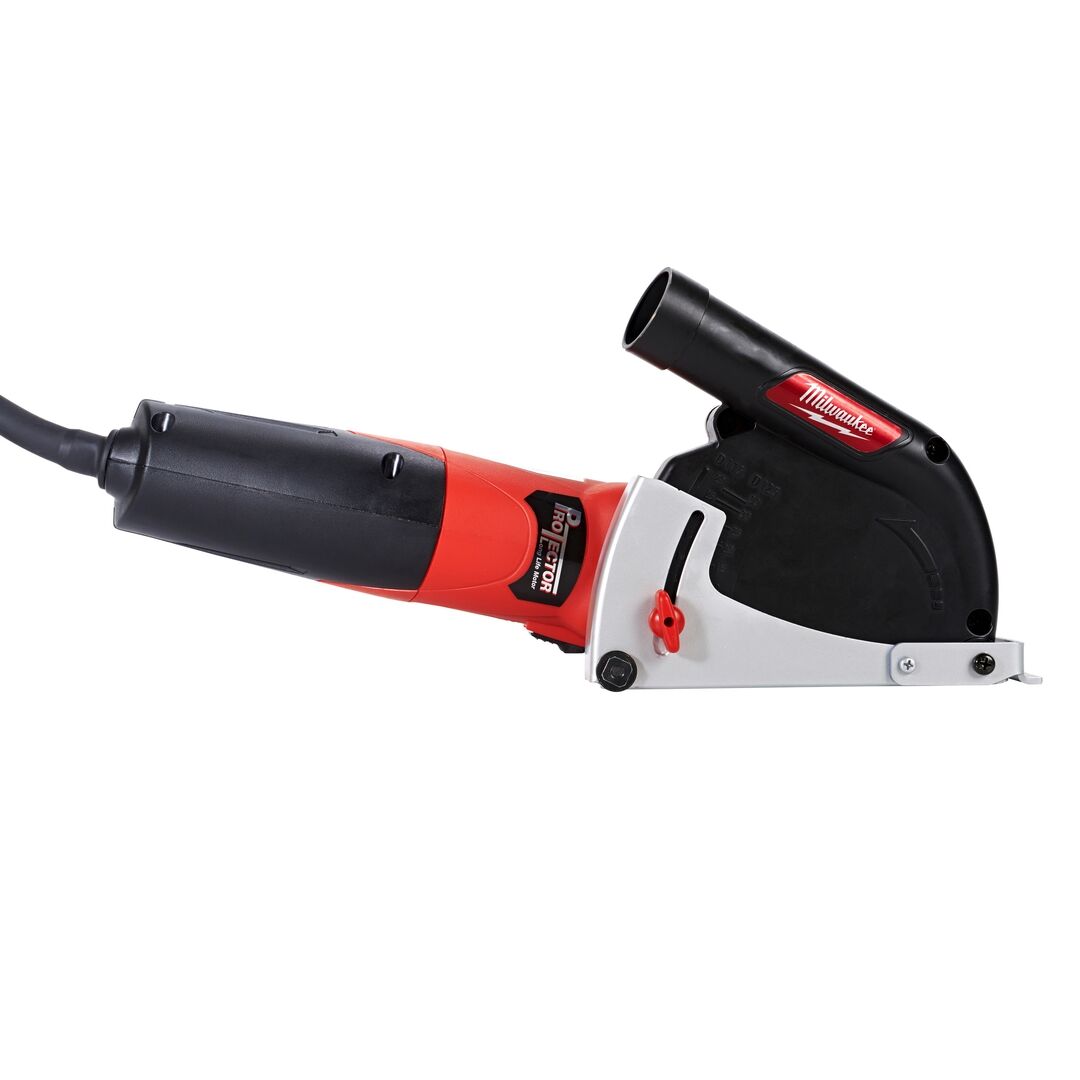 MILWAUKEE Winkelschleifer + Absaughaube Trennen AGV 15-125 XC DEC-SET