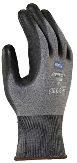 NORTH Feinstrickhandschuhe Gr. 10 Light Task PU schwarz NF15BE