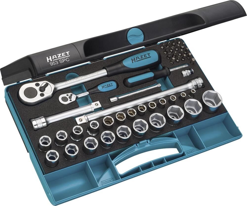 HAZET Steckschlüssel Set 47-teilig 1/4" & 1/2" 953SPC