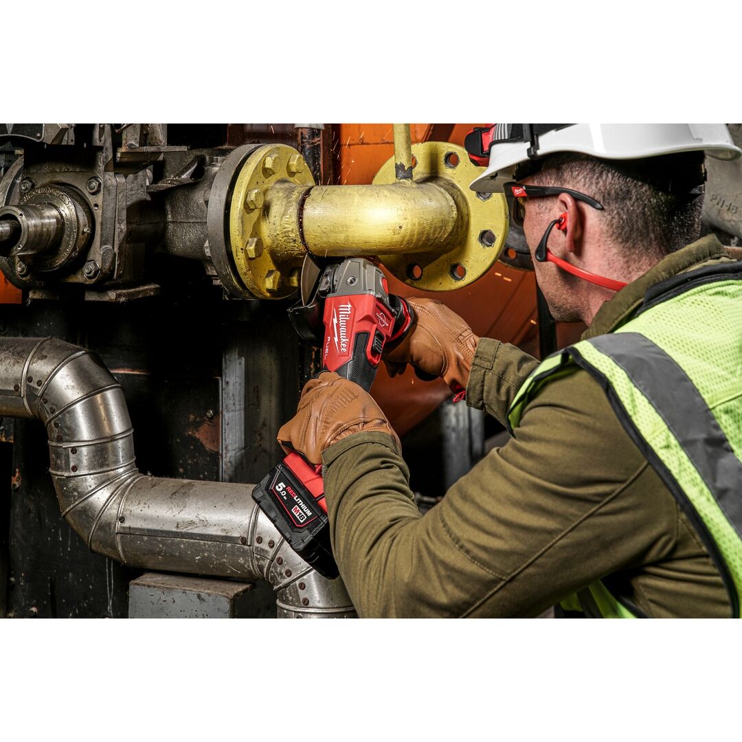 MILWAUKEE Akku-Winkelschleifer M18FSAG125XB-0X ohne Akku-& Ladegerät in HD Box