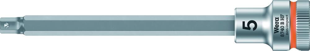 WERA Schraubendrehereinsatz 3/8" Innensechskant 5x107mm Haltefunktion