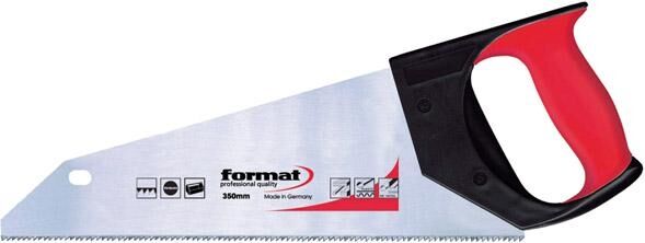 FORMAT Handsäge 350mm 12 ZpZ Zweikomponenten-Griff