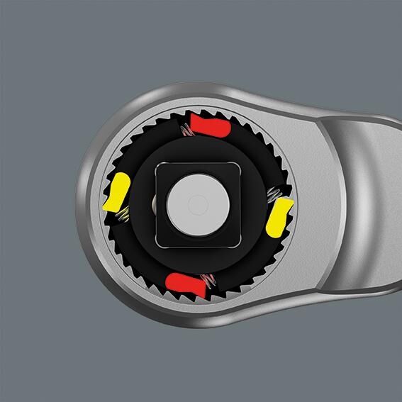 WERA Metall-Knarre mit Durchsteckvierkant 1/4" Antrieb 8003 A Zyklop