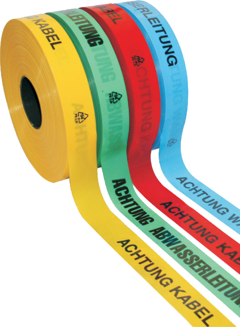 Trassen-Warnband 250m Kabel gelb