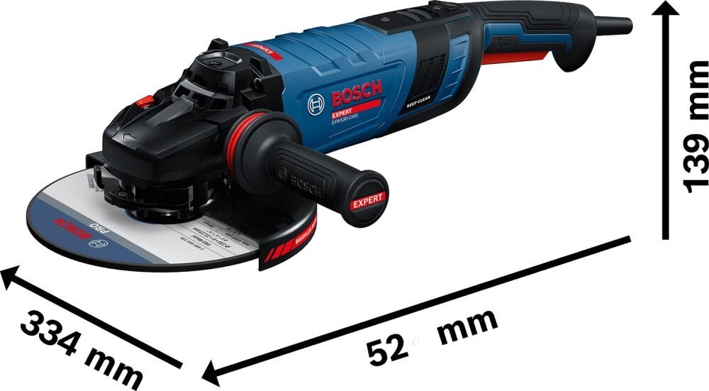 BOSCH EXPERT Winkelschleifer EXWS30-230B im Karton