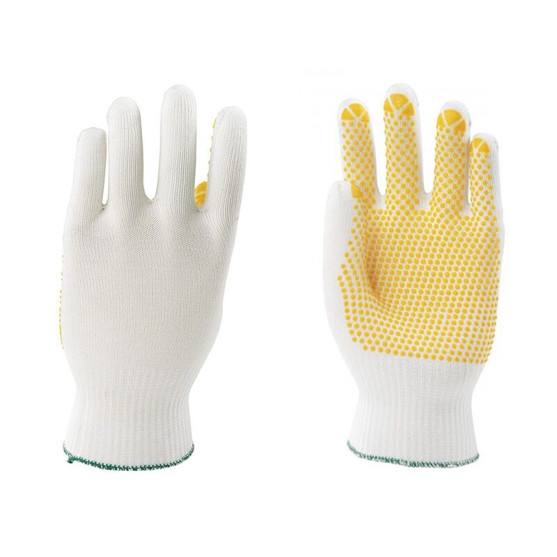 KCL Schnittschutzhandschuhe POLYTRIX N912 weiß/gelb Gr. 9