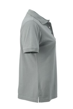 JAMES & NICHOLSON Polo Shirt Damen dark-grey Gr. M