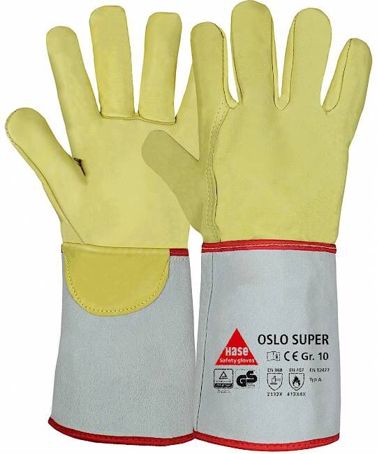HASE Schweißerhandschuhe Oslo Super Gr. 10