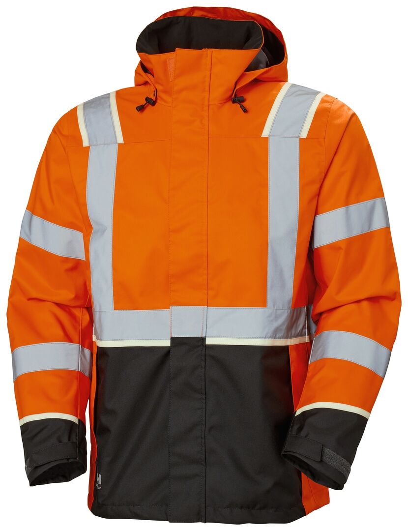 HELLY HANSEN UC-ME Shell Jacke Orange/Ebony Gr. S
